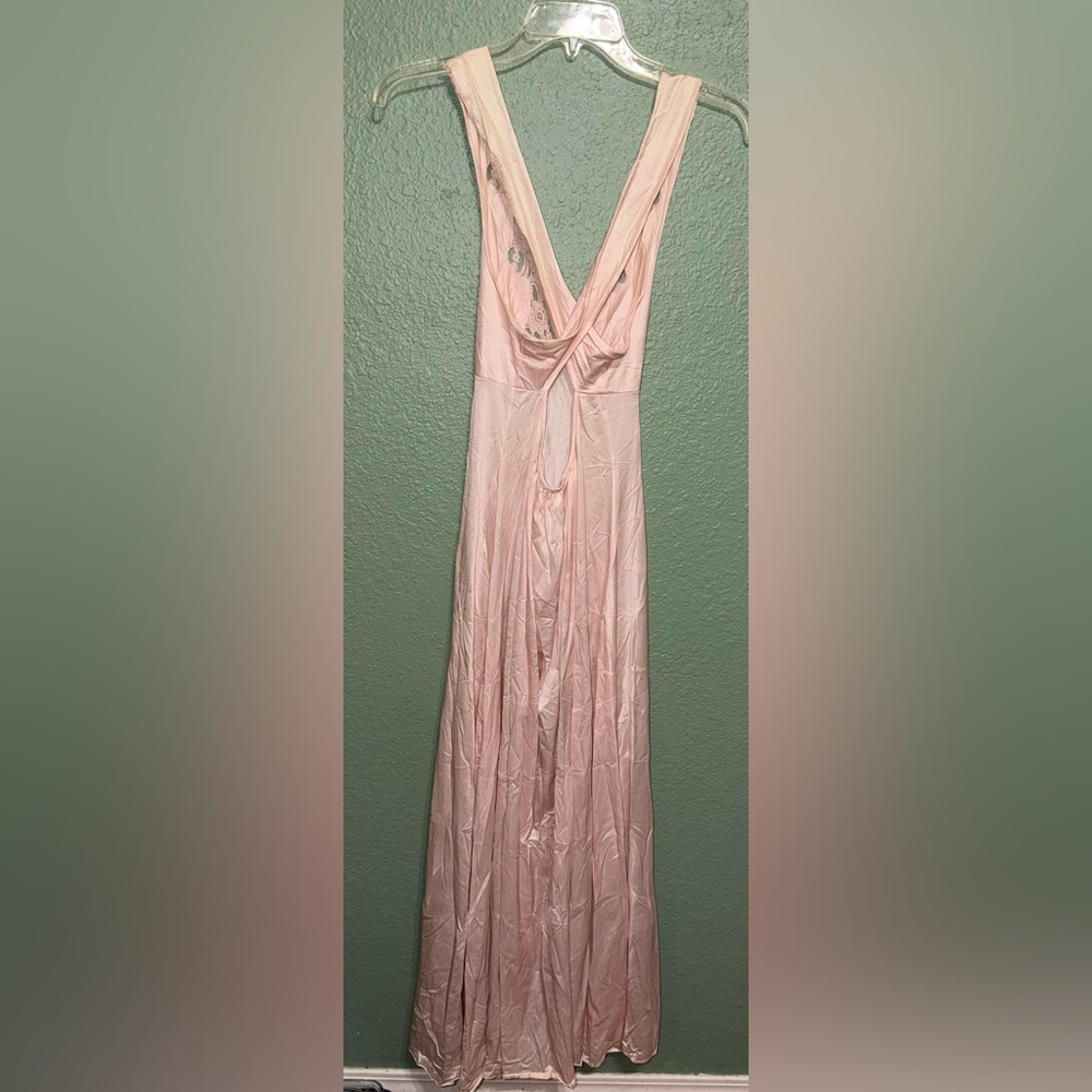 Vintage Lace Evening Gown Slip Dress - Picture 6 of 10